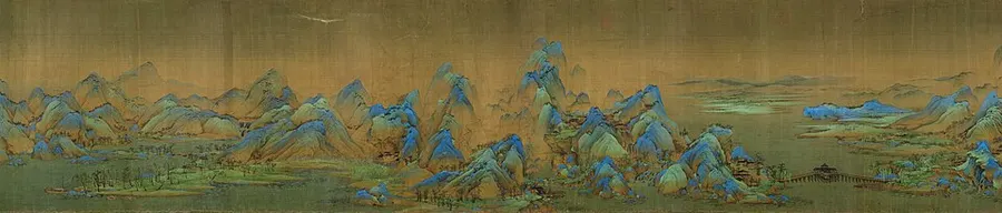 A Thousand Li of Rivers and Mountains (detail)